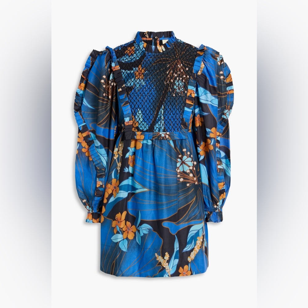 Farm Rio Pietra Floral Mini Dress